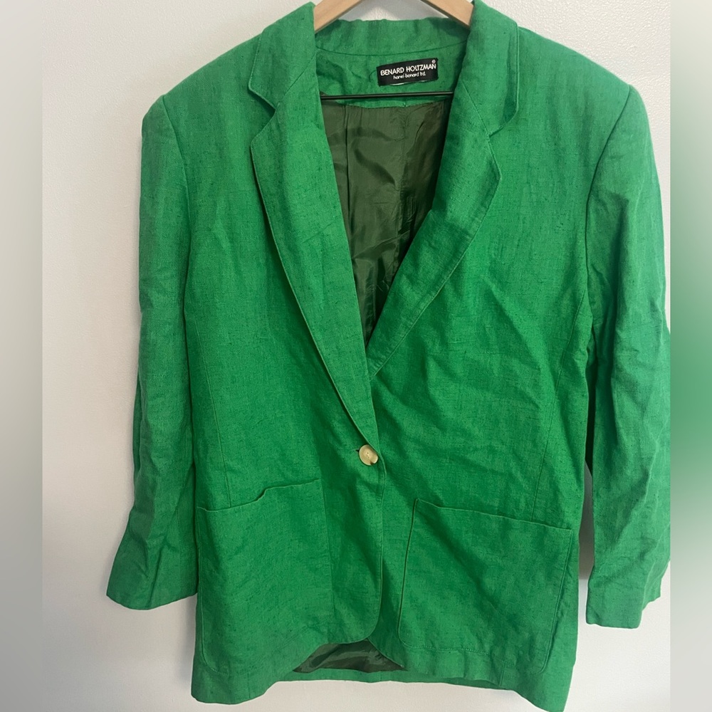 Vintage Benard Holtzman Green Blazer